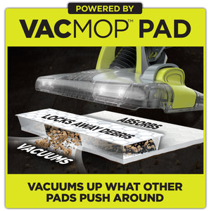 Disposable Hard Floor Vacuum and Mop Pad Refills 10 CT