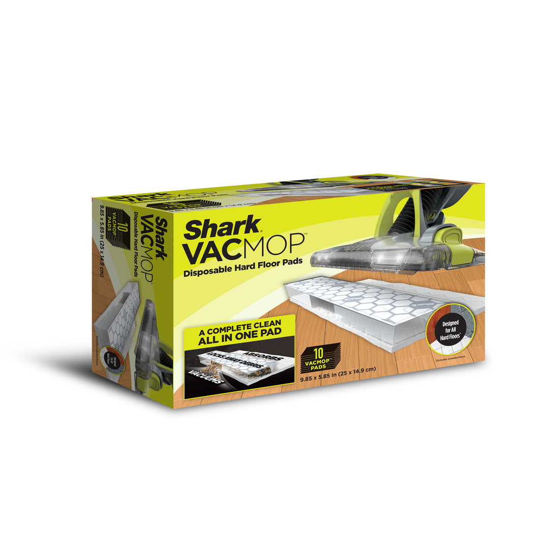Disposable Hard Floor Vacuum and Mop Pad Refills 10 CT