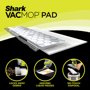 Disposable Hard Floor Vacuum and Mop Pad Refills 10 CT